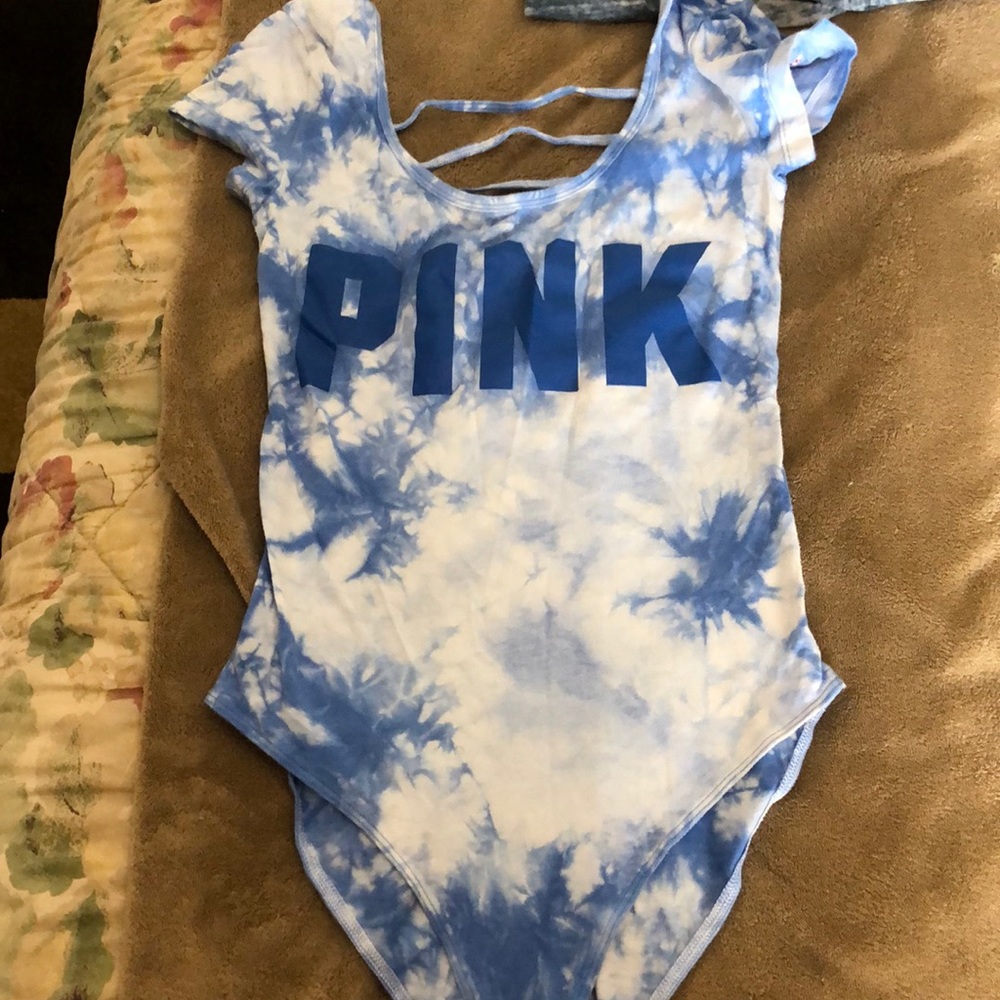 PINK VS Tie-dye Bodysuit!! Like new! Super sexy!